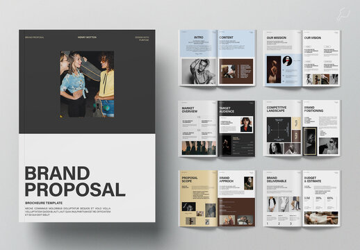 Brand Proposal Brochure Template