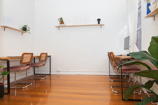 Modern collaborative workspace with open design