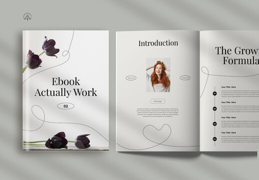 Clean Ebook Magazine Template