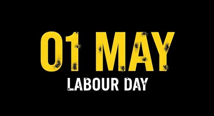 Obraz premium Labour day celebration on may 1st