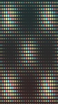 Macro Close Up of LED Screen Pixels Forming Abstract Pattern.