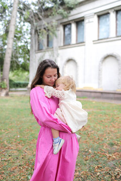 mother with child in the park