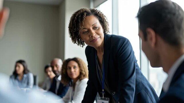 Emotional intelligence leader business meeting emotional intelligence leader business meeting