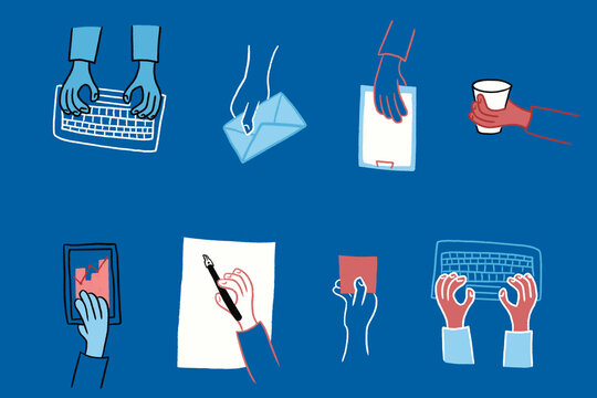 Business team effort. 