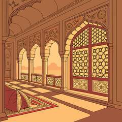 entrance to the mosque