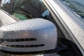 手洗い洗車のイメージ