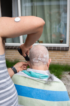 Close Hair Trimming Detail