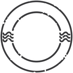 Stamp Postage Postal Retro Illustration Sign Icon Vector