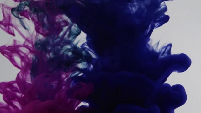 Abstract Underwater Bloom Visualize the ink expanding and folding like an organic entity, reminiscent of deep-sea flora.