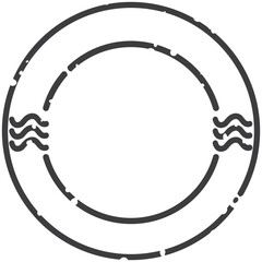 Stamp Postage Postal Retro Illustration Sign Icon Vector