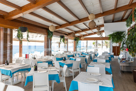 image of a dining room in a beach bar