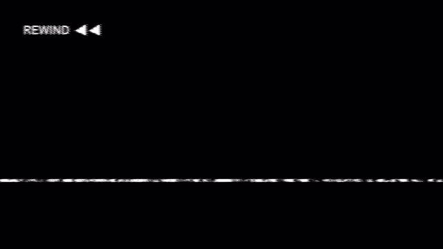 old vhs rewind icon, VHS video tape rewind icon, vintage film, recording overlay, recorder overlay, alpha channel. 4K Video