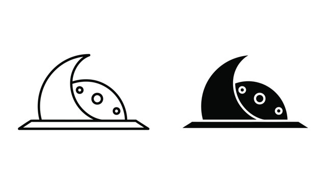 Yin Yang Symbol on Rock