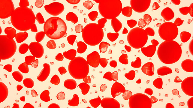 Fragmented red blood cells, known as schistocytes, are associated with conditions such as disseminated intravascular coagulation, hemolytic uremic syndrome, and other types of hemolytic disorders.