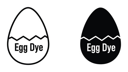 Easter eggs with dye