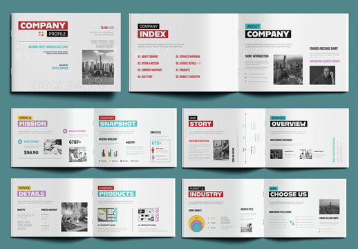 Corporate Company Profile Design Layout
