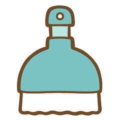 Cute Cleaning Brush Organization Clipart