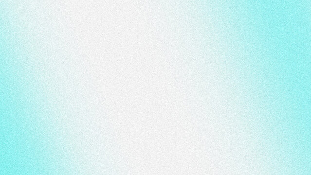 Soft Cyan and White Grainy Gradient Texture Backdrop