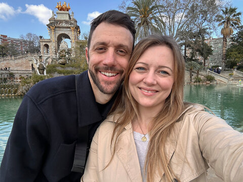 A Couple Visits Parc Ciutadella in Barcelona, Spain