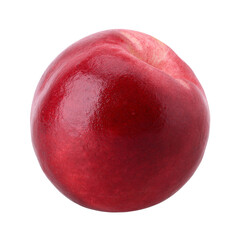 Obraz premium Nectarine fruit isolated, transparent PNG, PNG format, single, separate