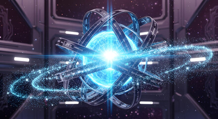 Obraz premium abstract technology background