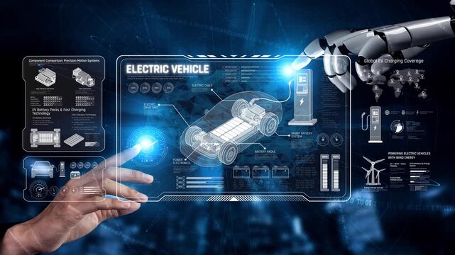 AI supports electric vehicle design by managing power systems, optimizing battery efficiency, enabling smart charging, and integrating renewable energy data Marrow