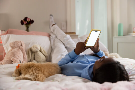 Blank Mobile Phone with dog