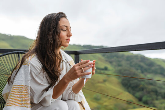 Tea time outdoors