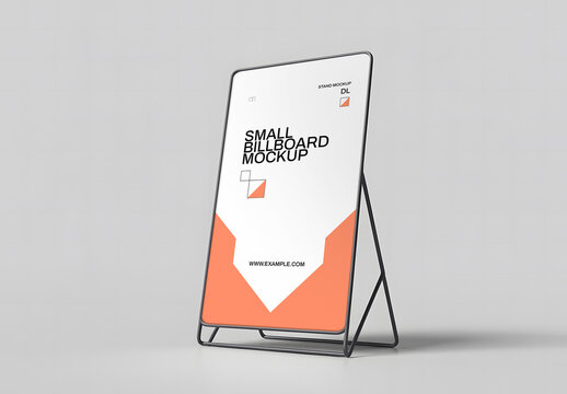 Stand Billboard Mockup