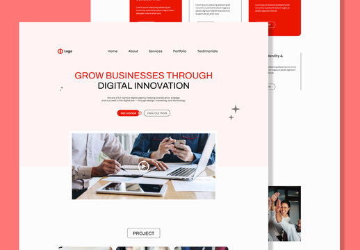 Business Landing Page