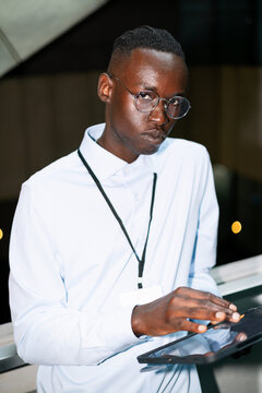 Flash Portrait of Tech Professional