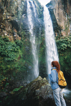 Waterfall nature hike