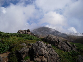 Mt.Asahi-dake in autumn