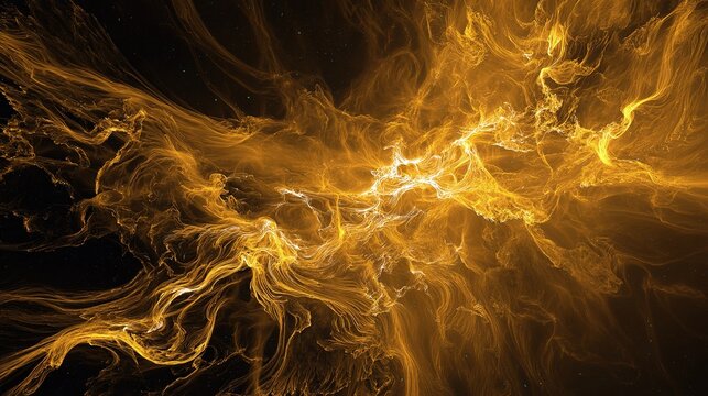 tendrils. Abstract solar surface erupting in color-shifting plasma tendrils from yellow to white. STEM education sheets, lab safety posters, designed for STEM education and laboratory safety posters.
