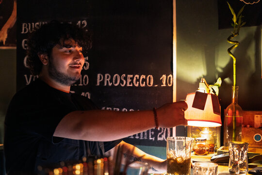 Charismatic bartender 