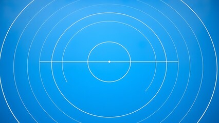 velodrome. Top-down view of concentric blue lines on a velodrome surface. event key visuals, club posters, designed for sports event promotions and stadium branding, used by event planners.