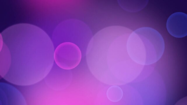 Vibrant Purple Background with Bokeh Lights.