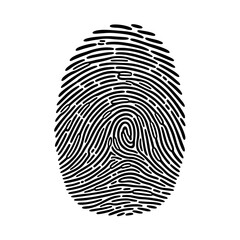 Detailed Biometric Fingerprint Scan for Security and Identity