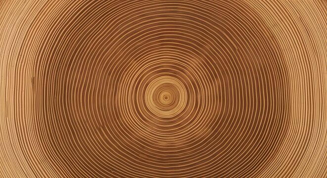Tree ring pattern close up