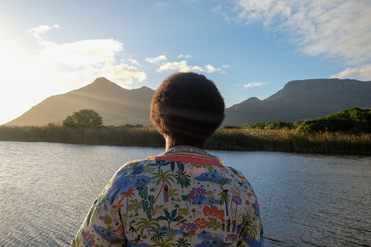 Back View of Woman Admiring the View
