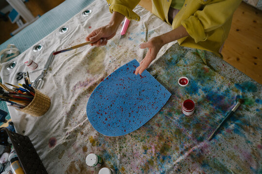 In the creative workshop