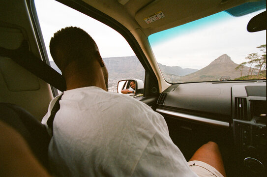 Looking Out of a Car Window