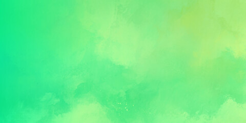 A vibrant and softly blurred watercolor background features gradients of light green and yellow hues © Daiyan