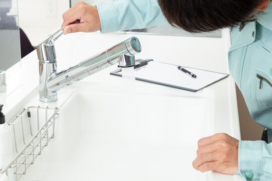 キッチンシンクの点検