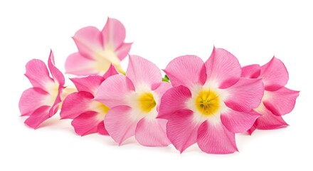 Fototapeta premium pink tulips isolated on white