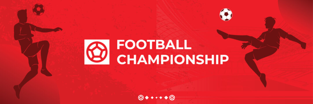 Soccer Sports Day Background Vector. International Sports Day Illustration. Graphic Design for the decoration of gift certificates, banners, and flyer