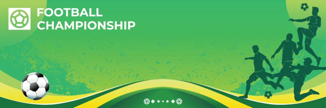 Soccer Sports Day Background Vector. International Sports Day Illustration. Graphic Design for the decoration of gift certificates, banners, and flyer