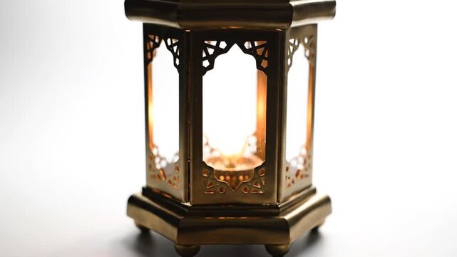 Creating a Gentle Warm Glow with a Small Lantern