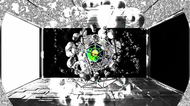 Cyber Industrial Core Multi Scene 4K Stage Visual Animation