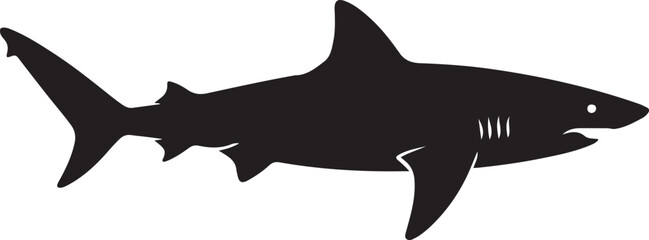 Fototapeta premium shark silhouette
